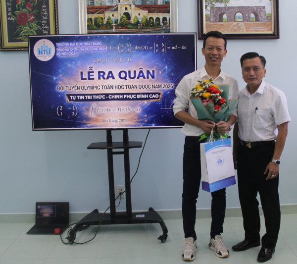 LỄ RA QUÂN ĐỘI TUYỂN OLYMPIC TOÁN HỌC 2026