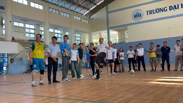 HỘI THAO CHÀO MỪNG THÀNH LẬP TRƯỜNG KỸ THUẬT VÀ CÔNG NGHỆ: TINH THẦN ĐOÀN KẾT VÀ SỨC MẠNH CỦA ĐỘI NGŨ VIÊN CHỨC