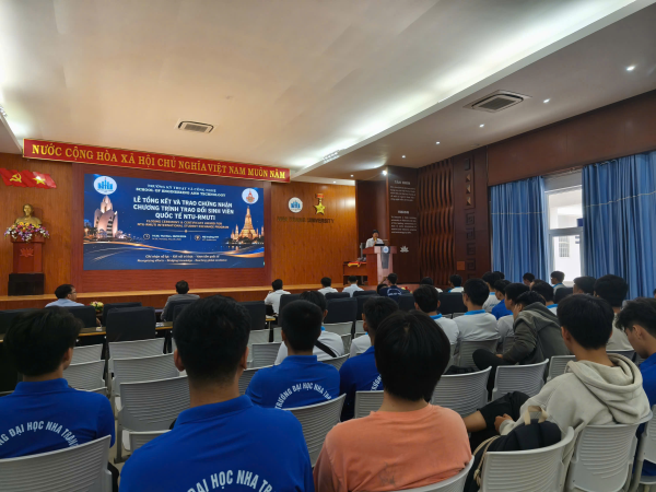 Lễ Tổng Kết Và Trao Chứng Nhận Chương Trình Trao Đổi Sinh Viên Quốc Tế NTU – RMUTI