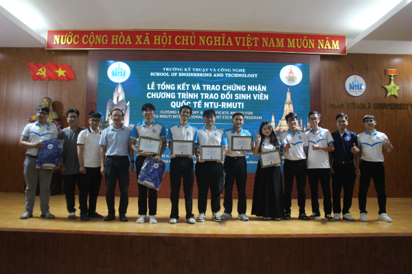 Lễ Tổng Kết Và Trao Chứng Nhận Chương Trình Trao Đổi Sinh Viên Quốc Tế NTU – RMUTI