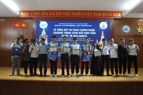Lễ Tổng Kết Và Trao Chứng Nhận Chương Trình Trao Đổi Sinh Viên Quốc Tế NTU – RMUTI